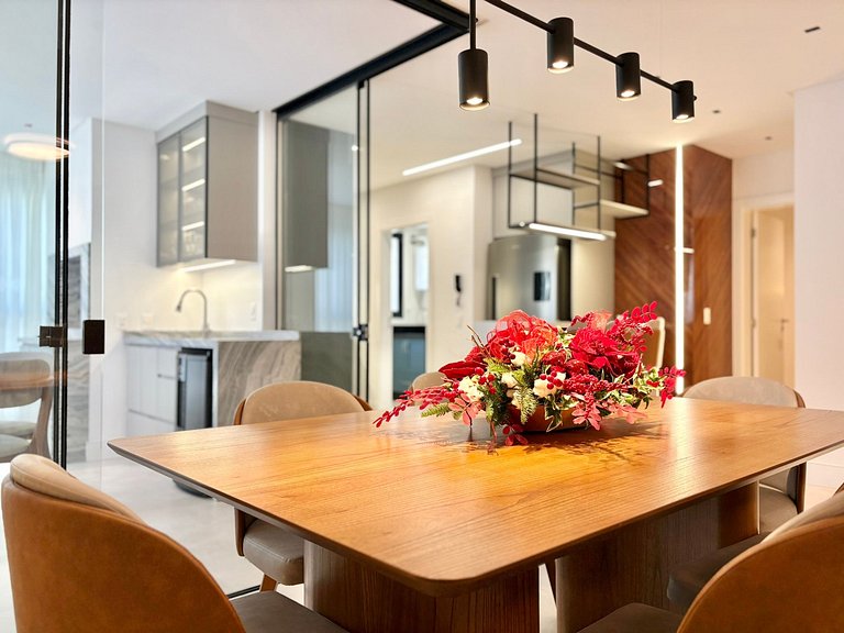 Apartamento Próximo Mar Luxo com 3 suítes Aluguel Temporada