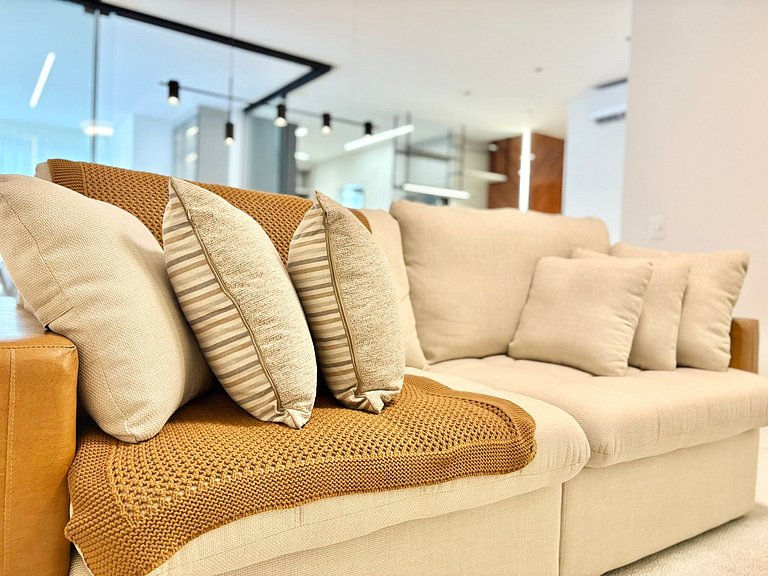 Apartamento Próximo Mar Luxo com 3 suítes Aluguel Temporada