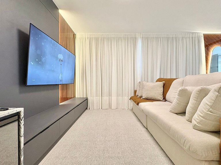 Apartamento Próximo Mar Luxo com 3 suítes Aluguel Temporada