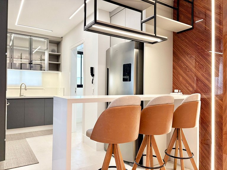 Apartamento Próximo Mar Luxo com 3 suítes Aluguel Temporada