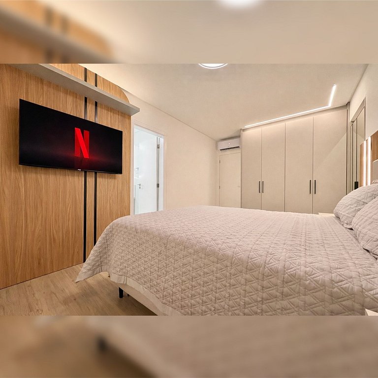 Apartamento Próximo Mar Luxo com 3 suítes Aluguel Temporada