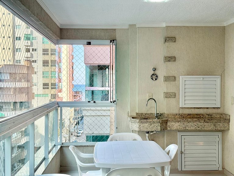 Lindo Apartamento Temporada Itapema 3 Suítes Vista Mar