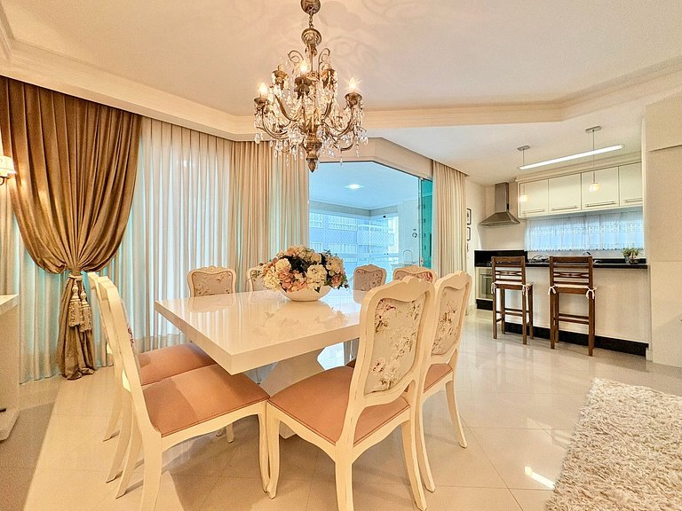 Lindo Apartamento Temporada Itapema 3 Suítes Vista Mar