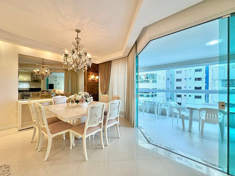 Lindo Apartamento Temporada Itapema 3 Suítes Vista Mar