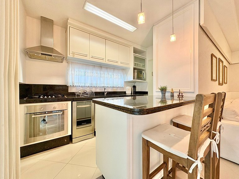 Lindo Apartamento Temporada Itapema 3 Suítes Vista Mar